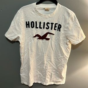 Hollister White Men's T-Shirt